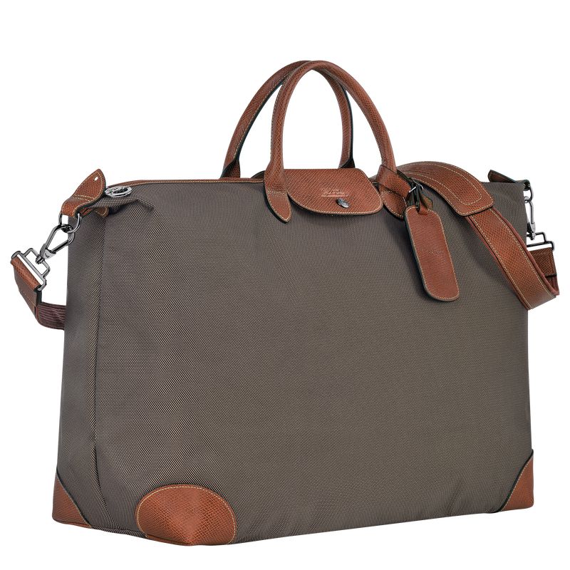 Women Longchamp Boxford Xl Travel Bag Brown | Thailand-183RKDXWS