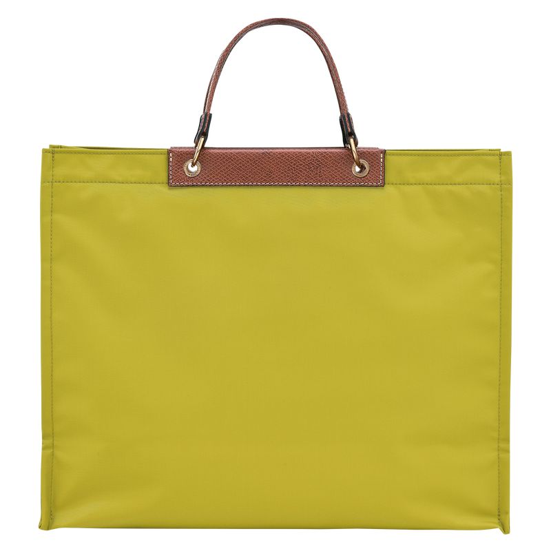 Women Longchamp Cabas L Tote Bag Green | Thailand-581VBDHLG