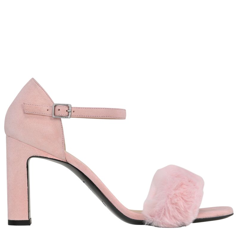 Women Longchamp Cosy Sandals Rose | Thailand-283PYUSBZ