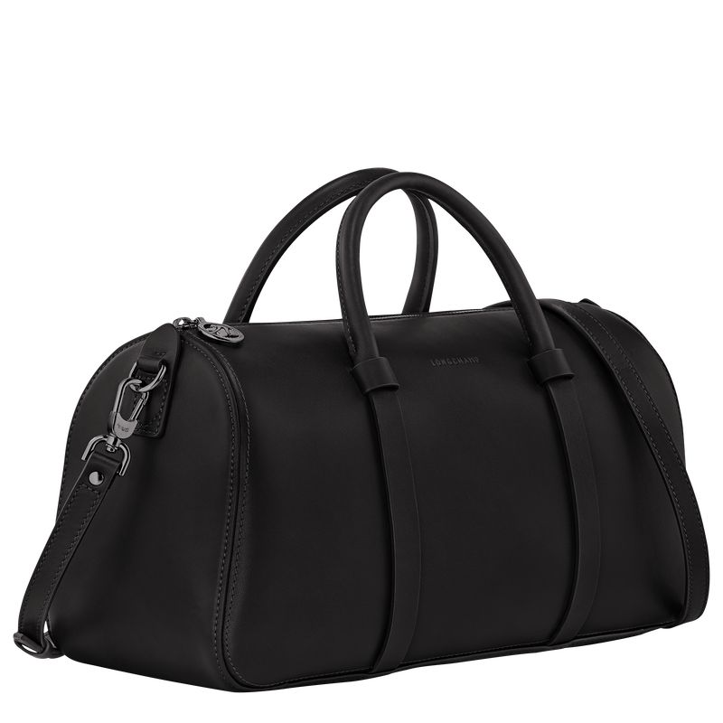 Women Longchamp Daylong L Handbag Black | Thailand-354WCYITU