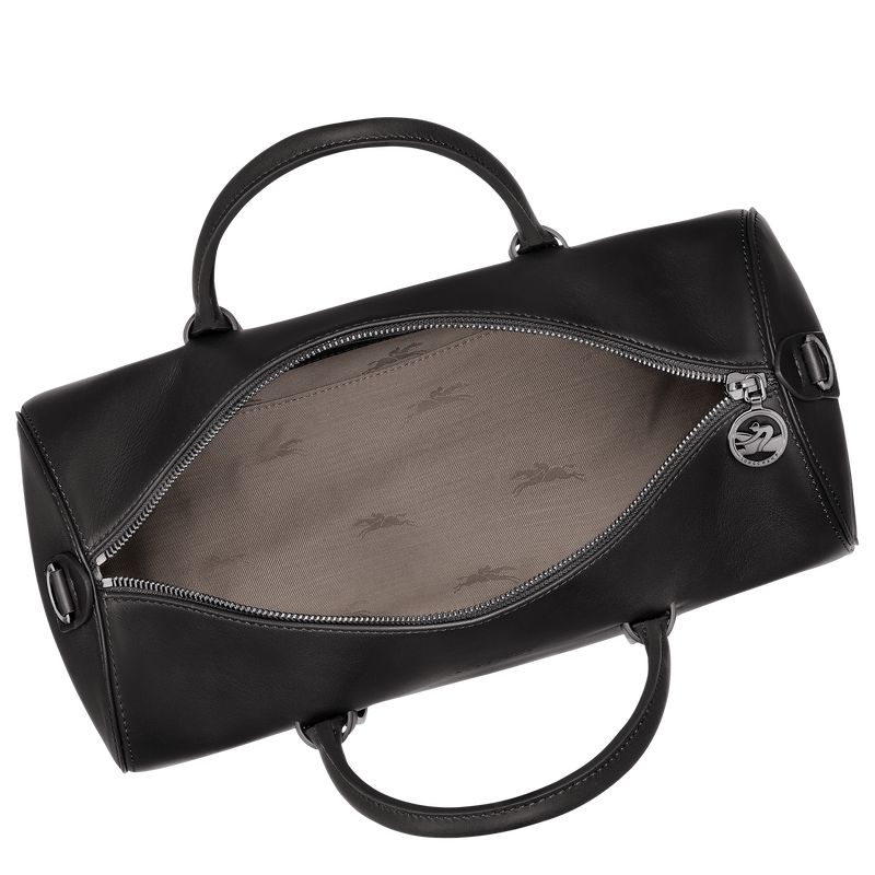 Women Longchamp Daylong L Handbag Black | Thailand-354WCYITU