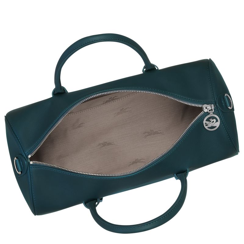 Women Longchamp Daylong L Handbag Blue | Thailand-160NIOXKW