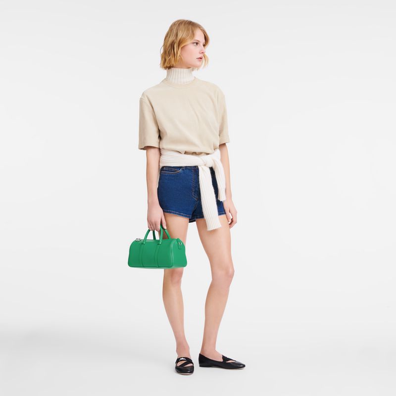 Women Longchamp Daylong M Handbag Green | Thailand-648JVAWBG