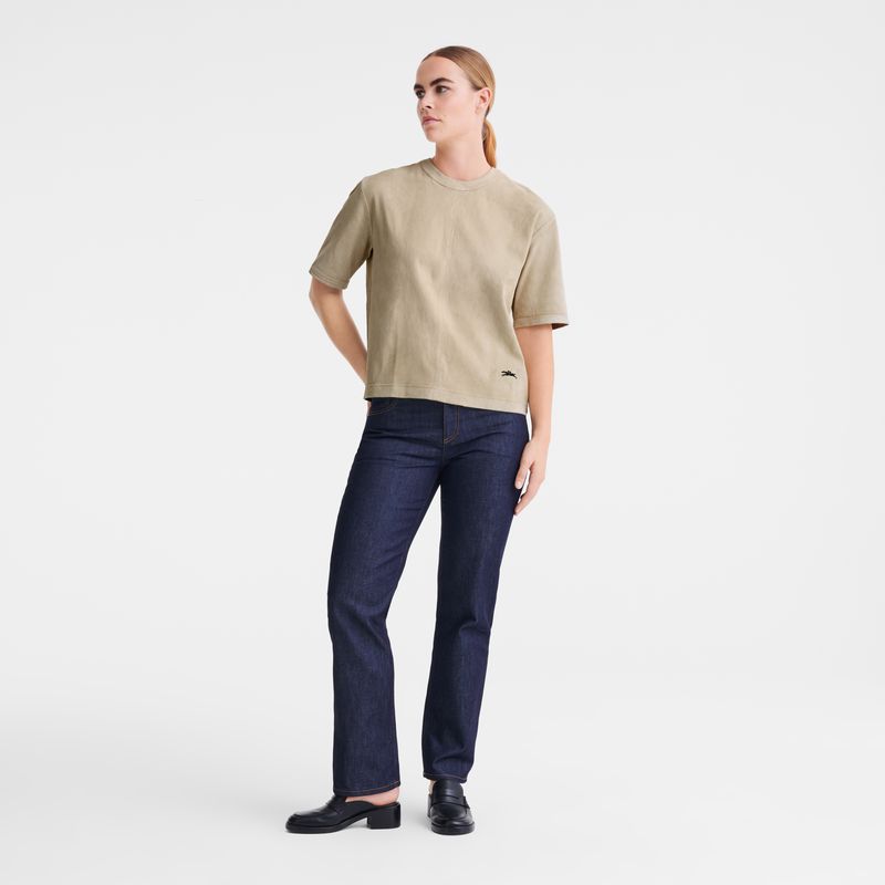 Women Longchamp Denim Jeans Blue | Thailand-160CHDZRT
