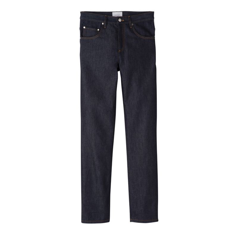 Women Longchamp Denim Jeans Blue | Thailand-160CHDZRT
