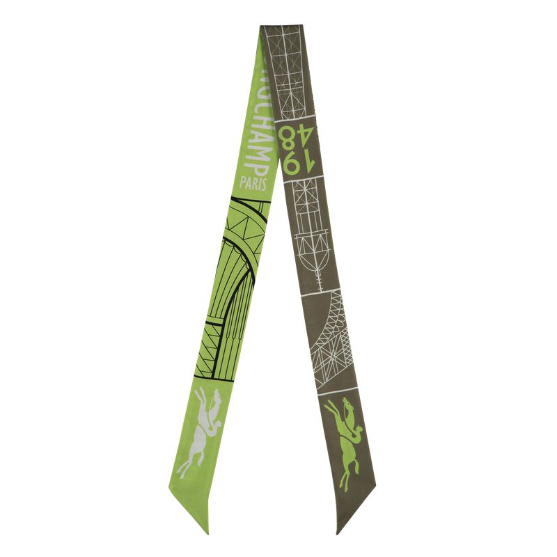 Women Longchamp Eiffel Tower 1948 Headband Olive / Multicolor | Thailand-856DWJQPY