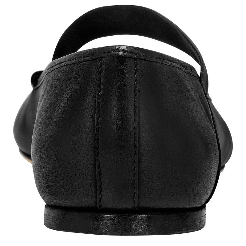 Women Longchamp Energy Ballerinas Black | Thailand-983QVJNBU