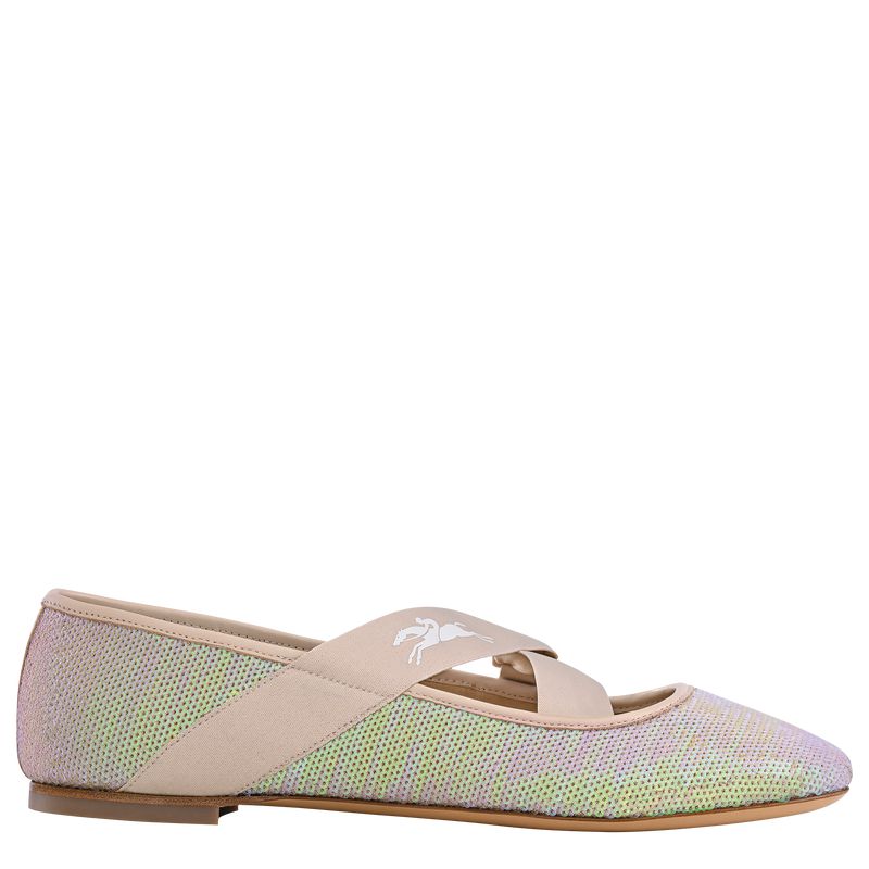 Women Longchamp Energy Ballerinas Rose | Thailand-945OZCBGY