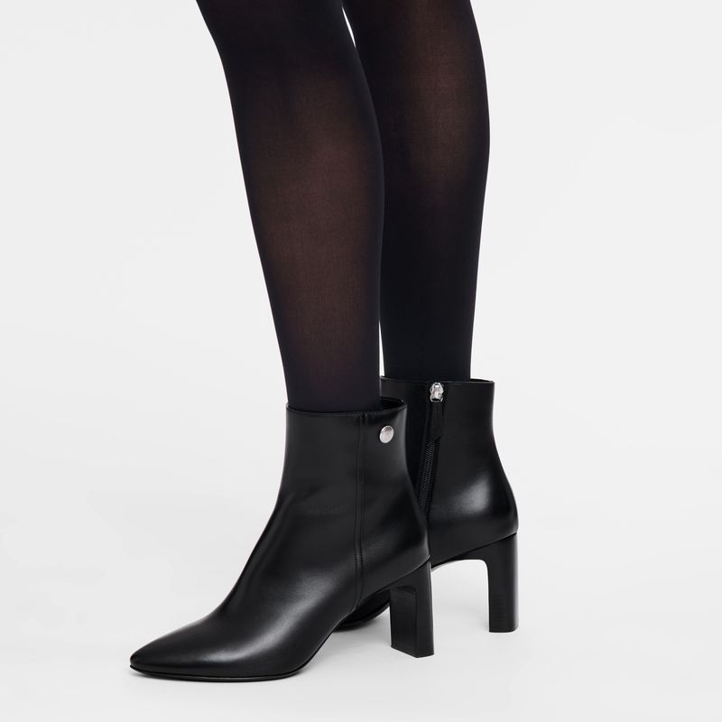 Women Longchamp Epure Low Boots Black | Thailand-967FMBQGC