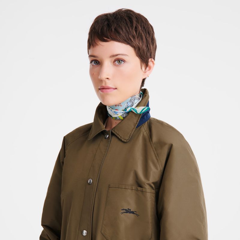 Women Longchamp Equestrian Tower 50 Scarf Multicolor | Thailand-798AIFPDV
