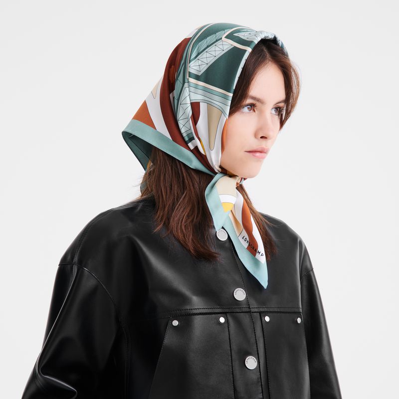 Women Longchamp Equestrian Tower 70 Scarf Multicolor | Thailand-597DYIERX