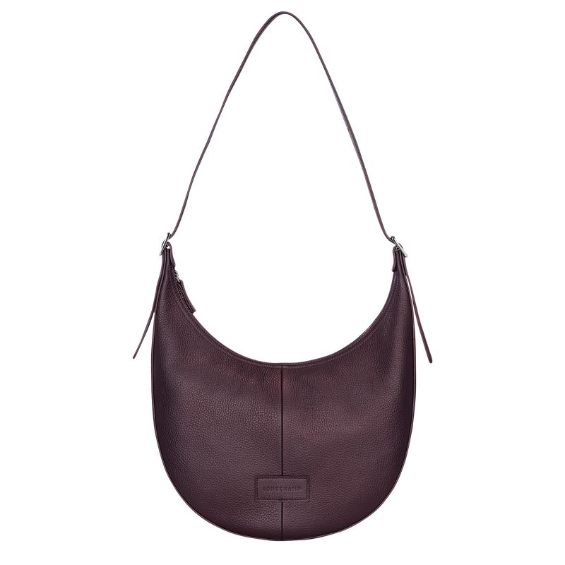 Women Longchamp Essential L Crossbody Bag Dark Purple | Thailand-217NIARST