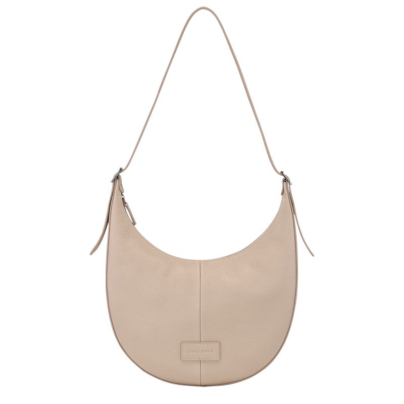 Women Longchamp Essential L Crossbody Bag Beige | Thailand-936HTKCRX