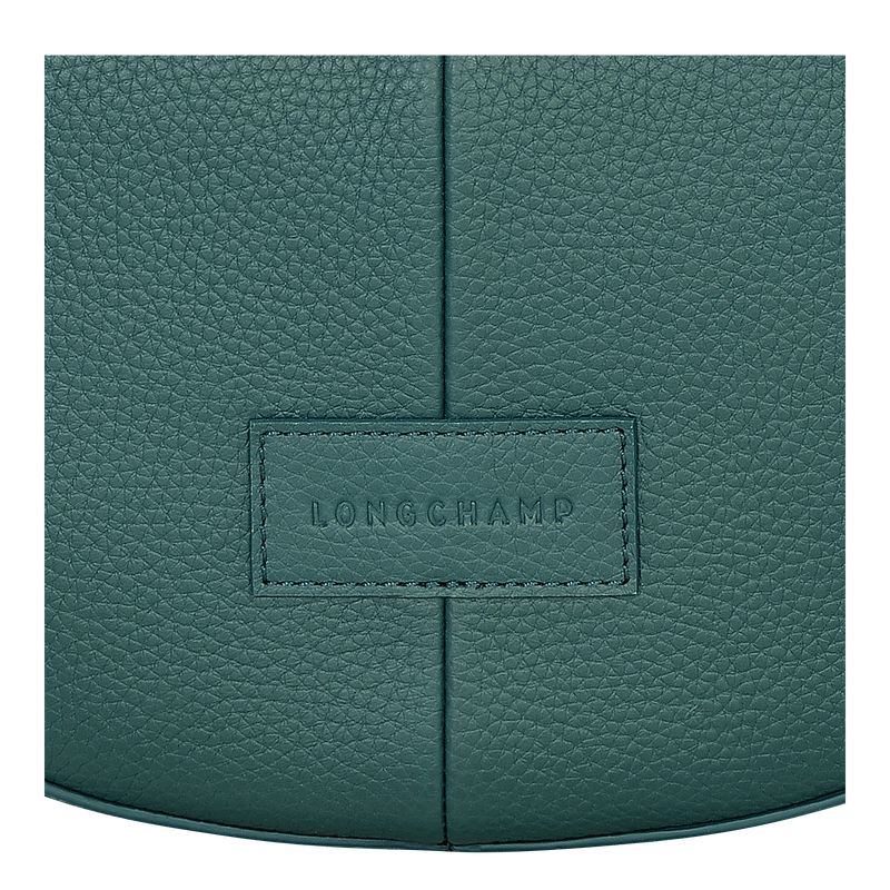 Women Longchamp Essential L Crossbody Bag Blue Green | Thailand-546UKCMNH