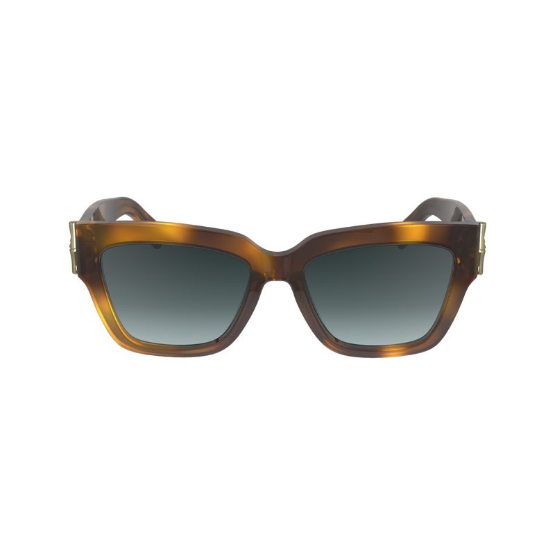 Women Longchamp Fall-winter 2023 Collection Sunglasses Brown | Thailand-429TSZOWL
