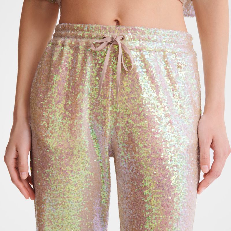 Women Longchamp Glitter Pants Rose | Thailand-581CEWOPA