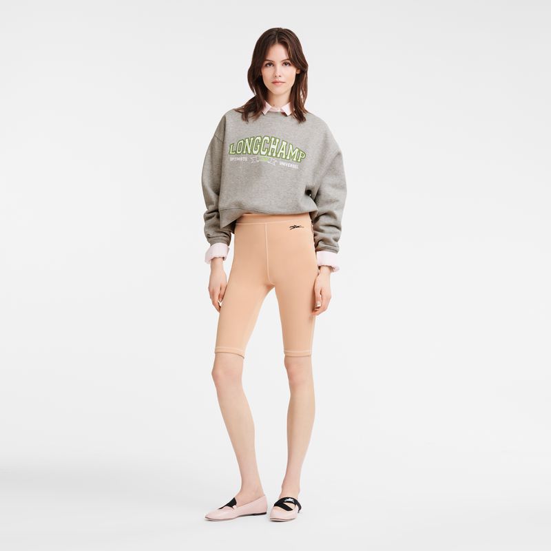 Women Longchamp Jersey Sweatshirt Grey | Thailand-658IDXVNT