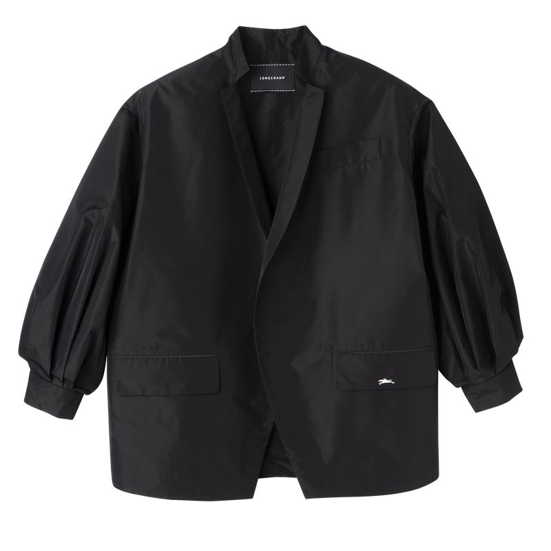 Women Longchamp Kimono Jacket Black | Thailand-943OLCNQI