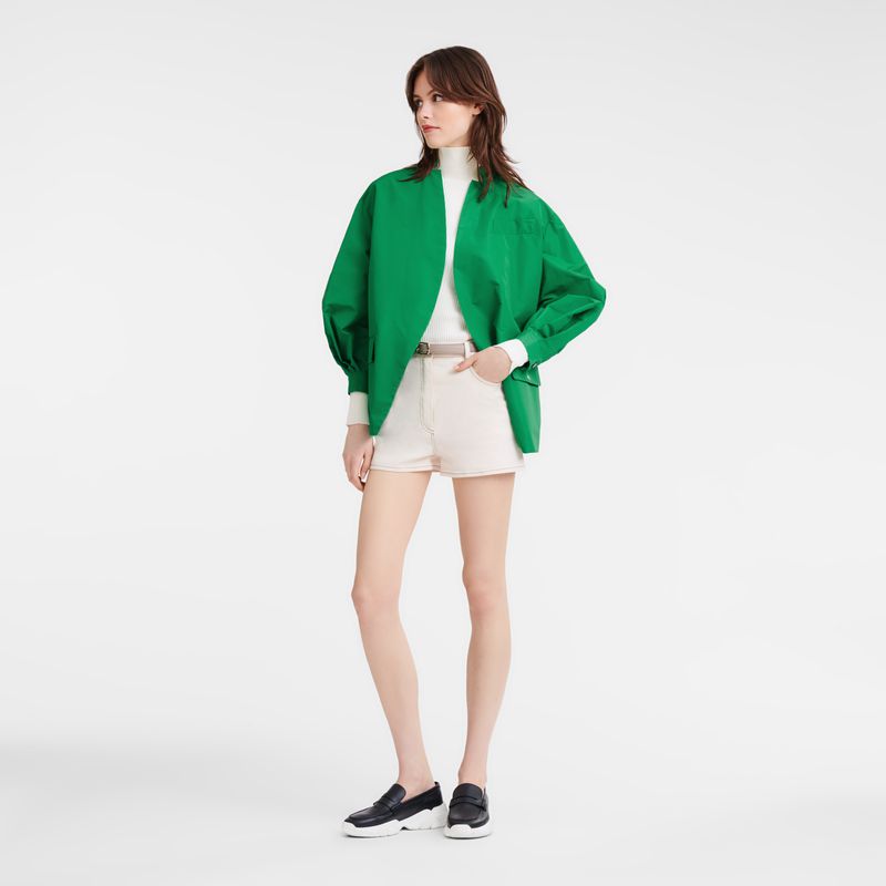 Women Longchamp Kimono Jacket Green | Thailand-176XPMCHI