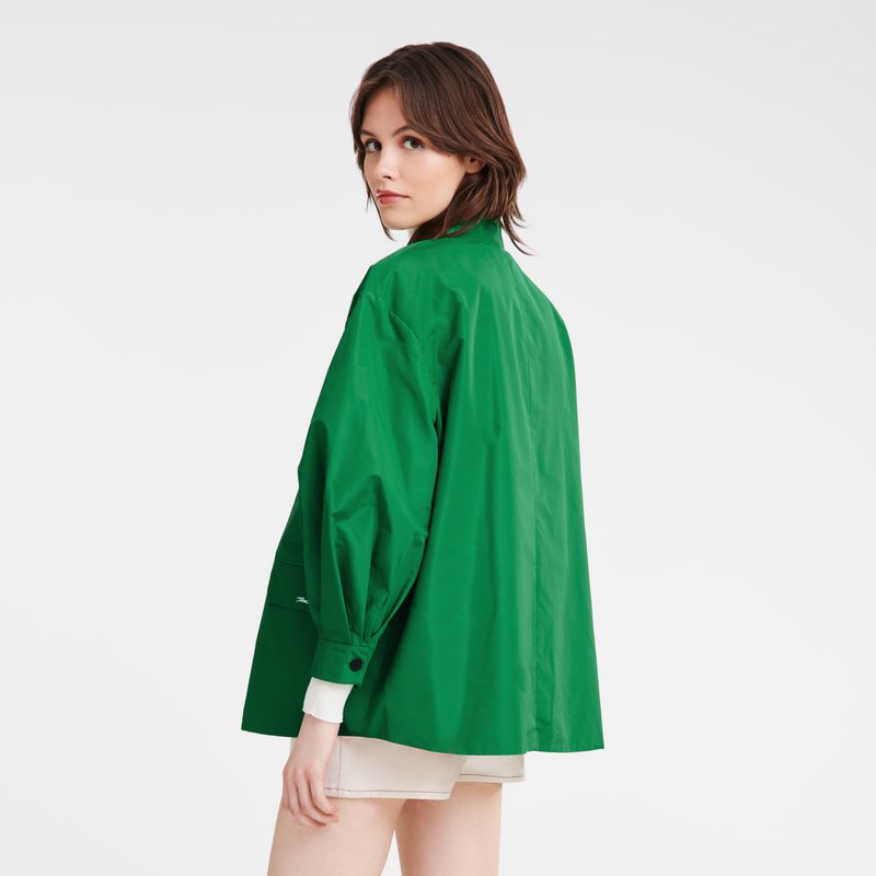 Women Longchamp Kimono Jacket Green | Thailand-176XPMCHI