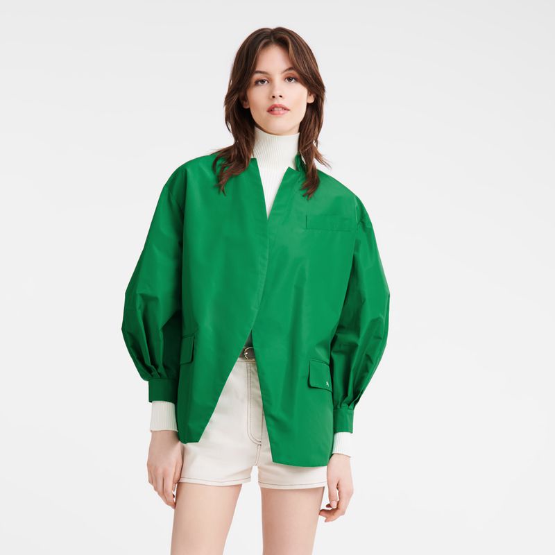 Women Longchamp Kimono Jacket Green | Thailand-176XPMCHI
