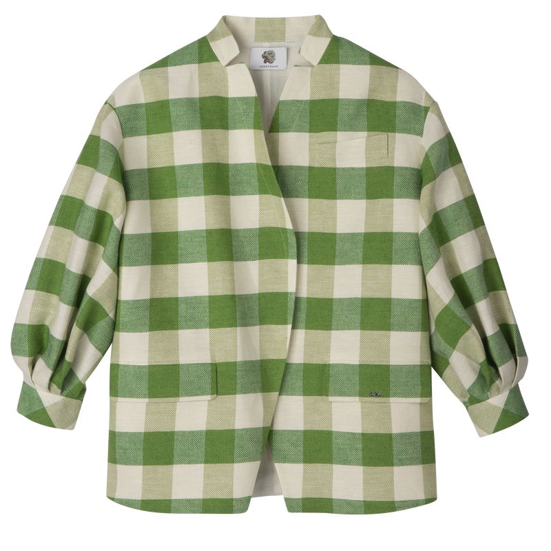 Women Longchamp Kimono Jacket Green | Thailand-238JZFPIE
