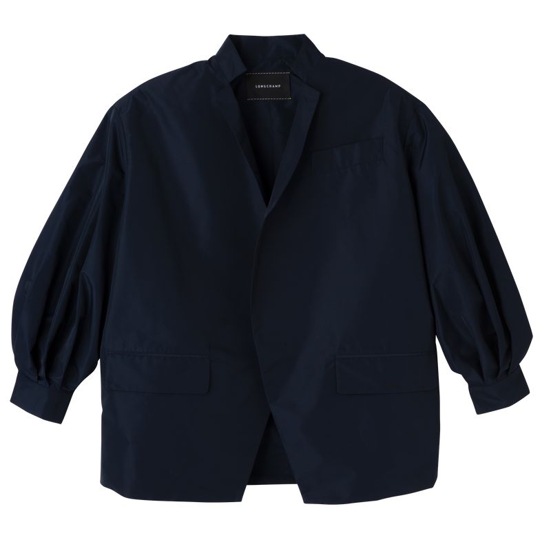 Women Longchamp Kimono Jacket Navy | Thailand-931KUGVDA