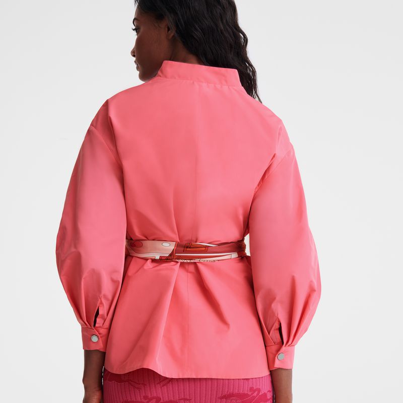 Women Longchamp Kimono Jacket Pink | Thailand-709ORNKFA