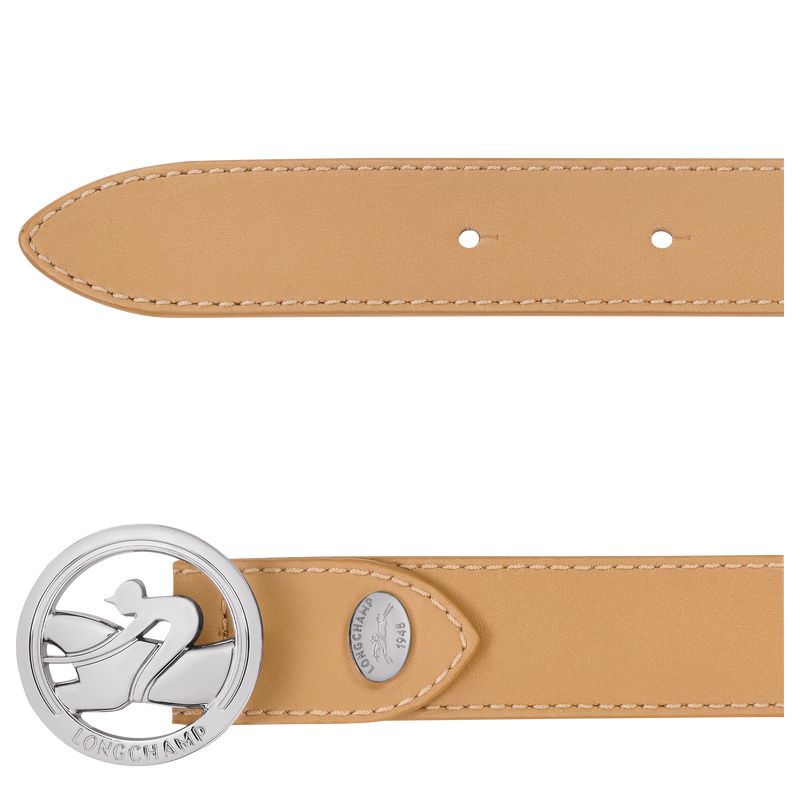 Women Longchamp La Médaille Belt Brown | Thailand-218SYGDRW