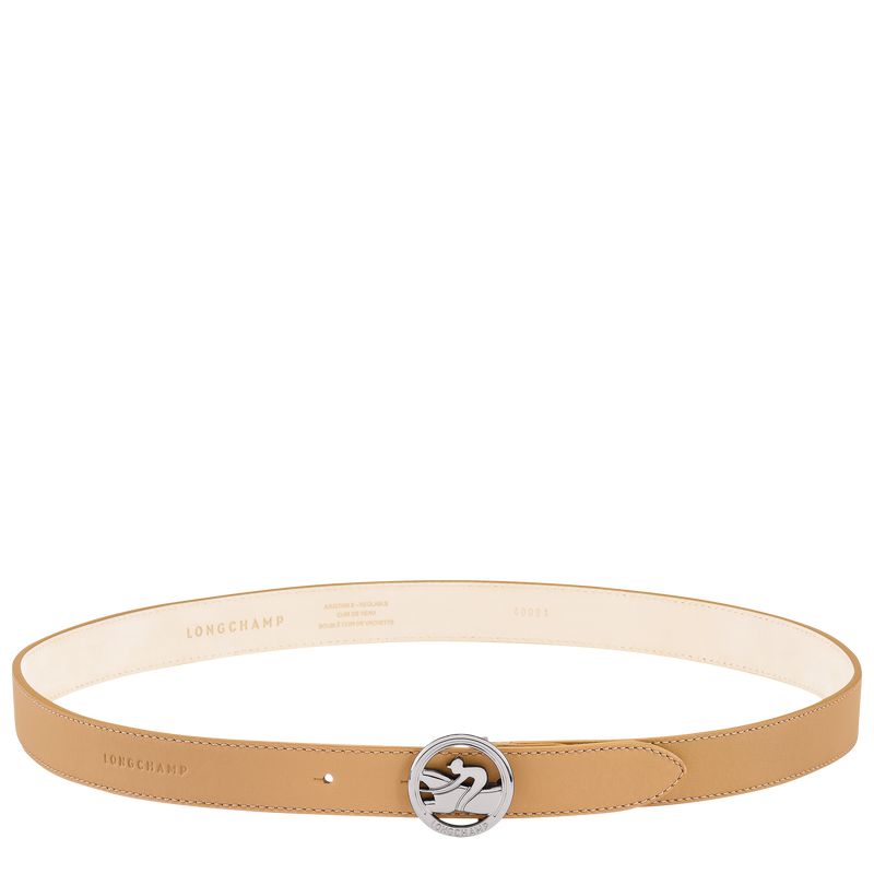 Women Longchamp La Médaille Belt Brown | Thailand-218SYGDRW