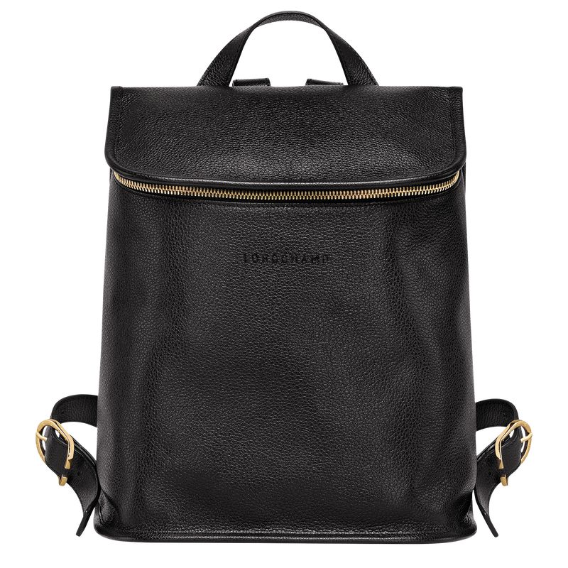 Women Longchamp Le Foulonné Backpack Black | Thailand-598PRWLFQ