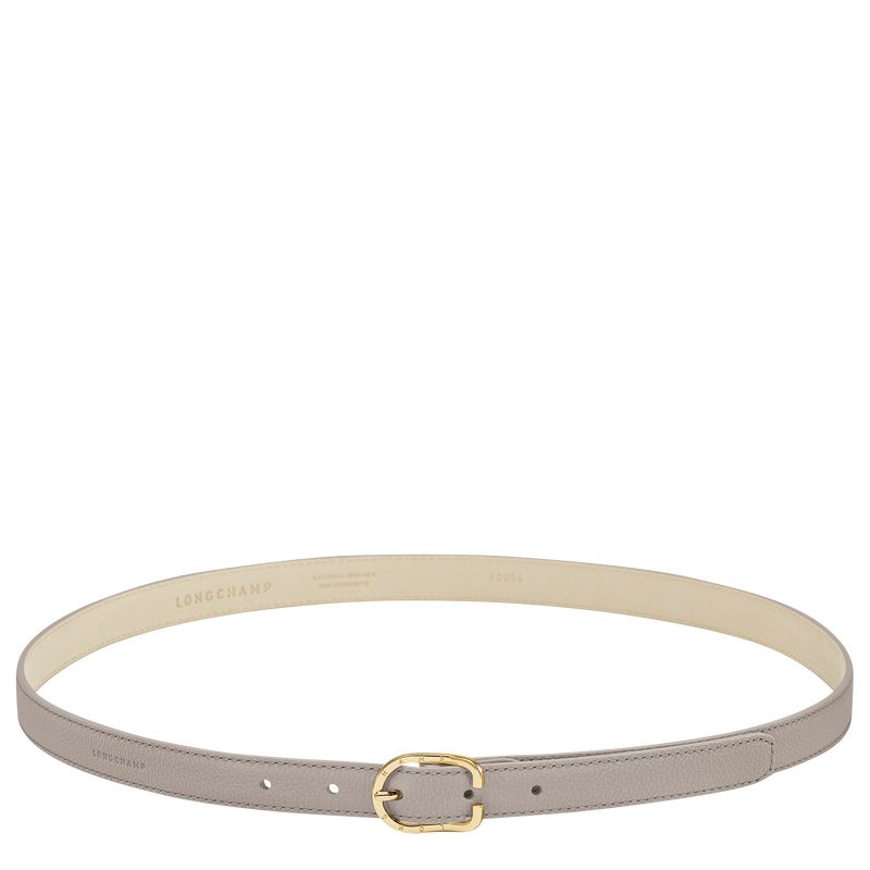 Women Longchamp Le Foulonné Belt Dark Grey | Thailand-867HWATLX