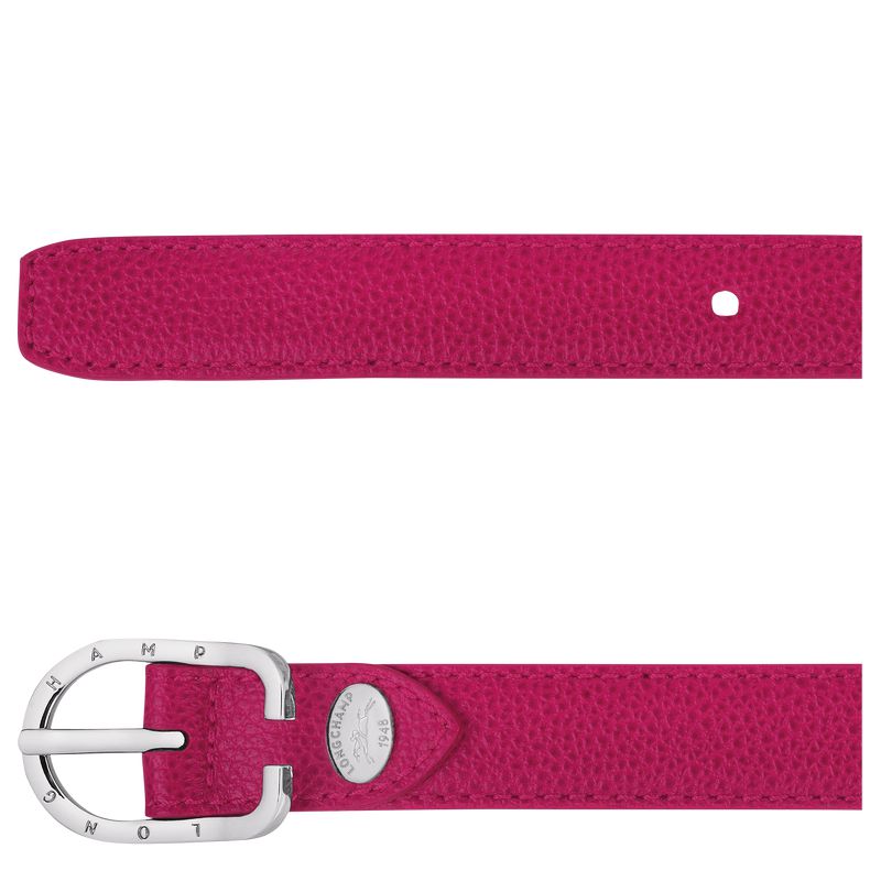 Women Longchamp Le Foulonné Belt Pink | Thailand-085PDEWAL