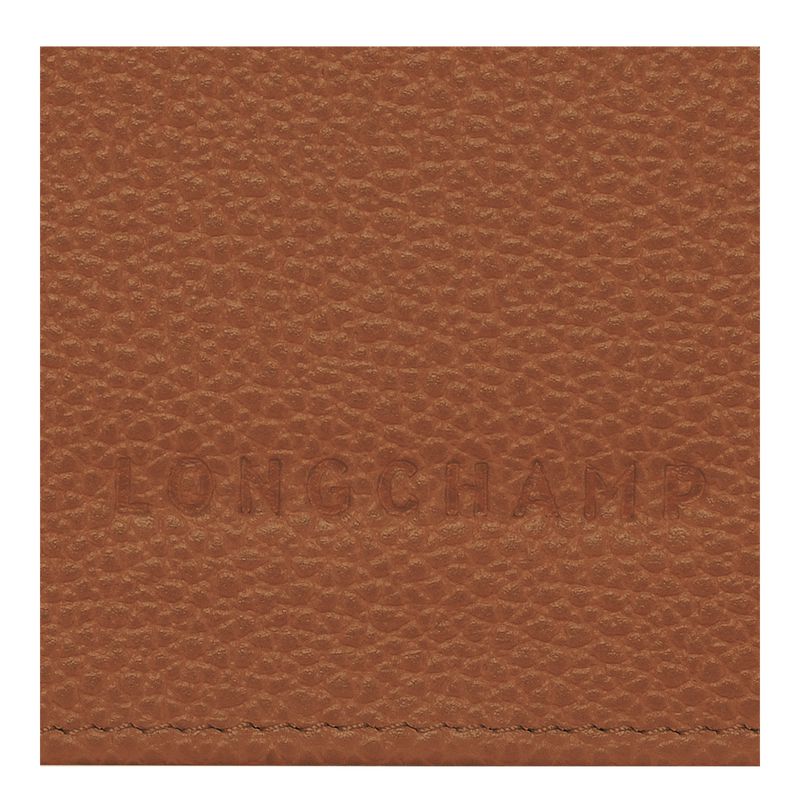 Women Longchamp Le Foulonné Continental Wallet Brown | Thailand-842OYPJAN