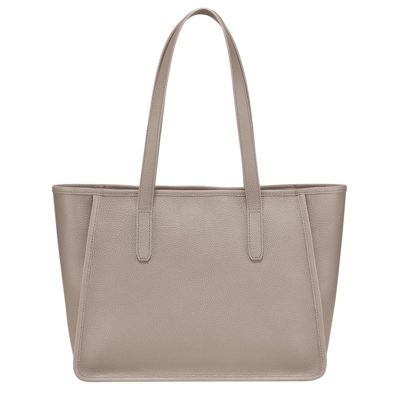 Women Longchamp Le Foulonné L Tote Bag Beige | Thailand-456WHSMIB