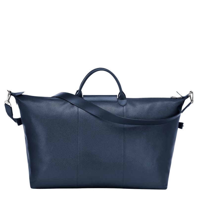 Women Longchamp Le Foulonné L Travel Bag Navy | Thailand-560VLYKQD