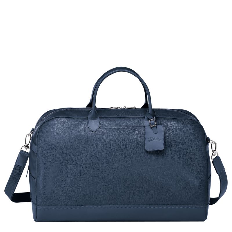 Women Longchamp Le Foulonné L Travel Bag Navy | Thailand-084HVBGYK