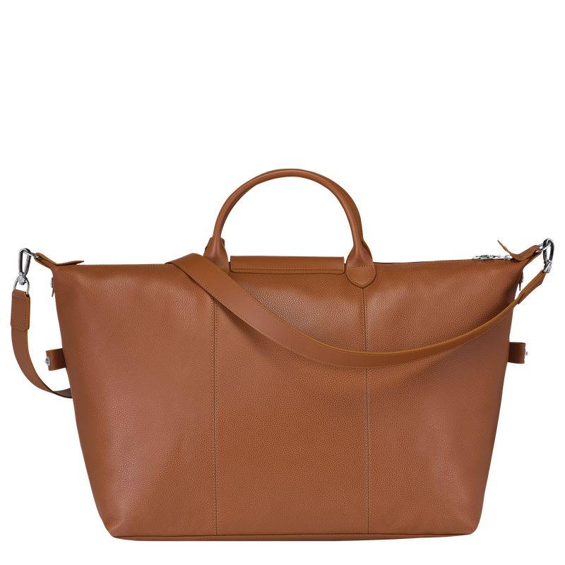 Women Longchamp Le Foulonné L Travel Bag Brown | Thailand-381XQPVEA