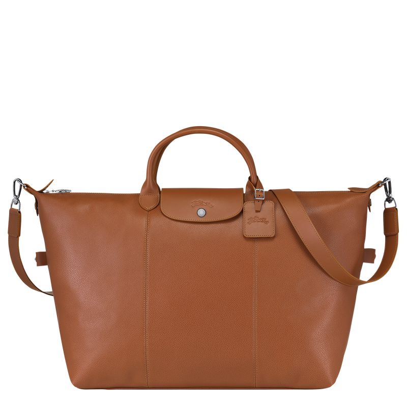 Women Longchamp Le Foulonné L Travel Bag Brown | Thailand-381XQPVEA