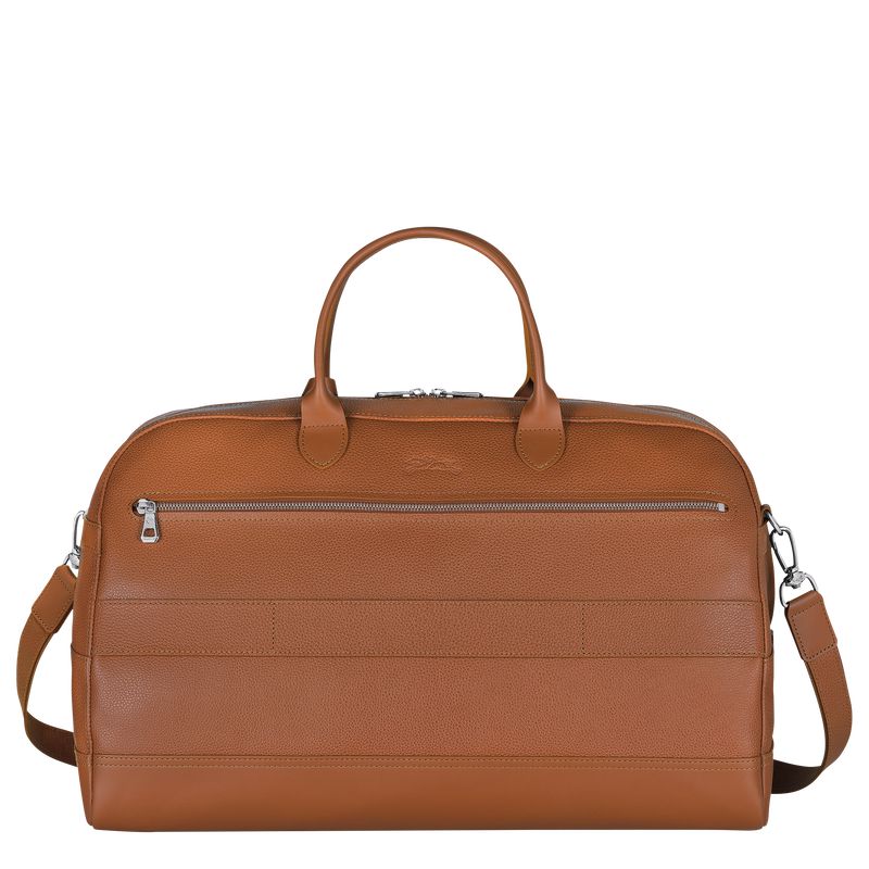 Women Longchamp Le Foulonné L Travel Bag Brown | Thailand-258JQYPBM