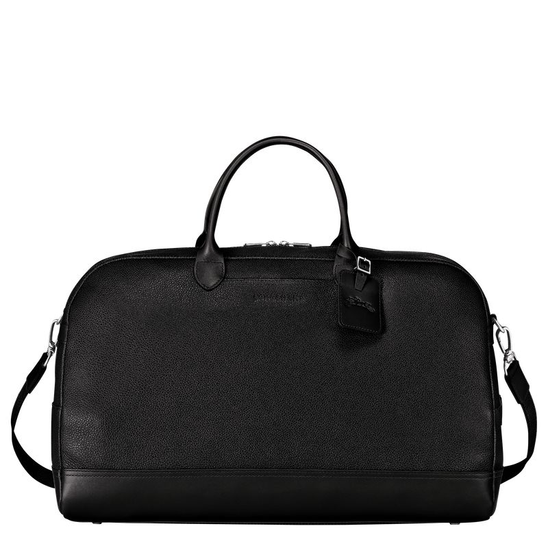 Women Longchamp Le Foulonné L Travel Bag Black | Thailand-614LADVYN