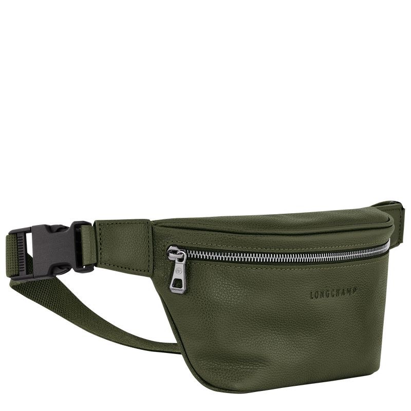 Women Longchamp Le Foulonné M Belt Bag Khaki | Thailand-487BAZROD