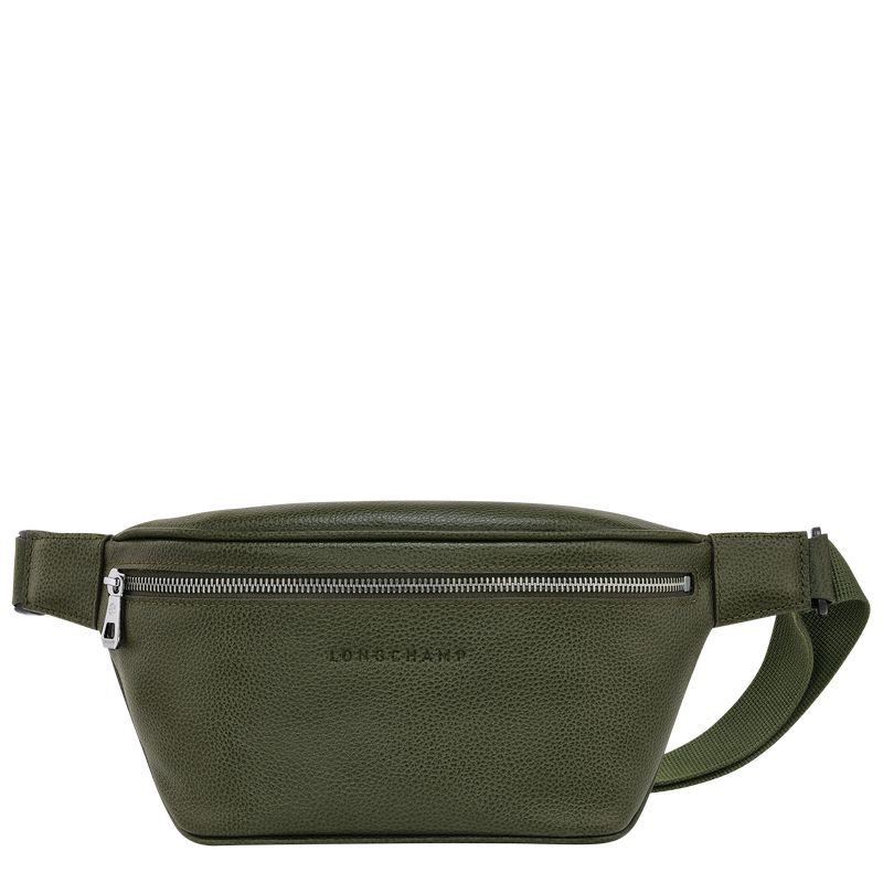 Women Longchamp Le Foulonné M Belt Bag Khaki | Thailand-487BAZROD