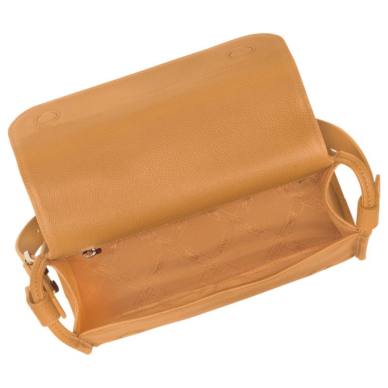 Women Longchamp Le Foulonné M Crossbody Bag Brown | Thailand-437XTFBMV