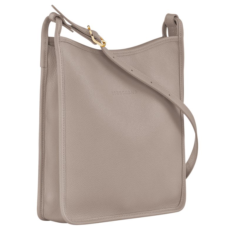 Women Longchamp Le Foulonné M Crossbody Bag Grey | Thailand-409UFJZRB