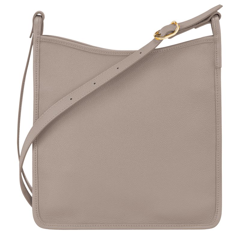 Women Longchamp Le Foulonné M Crossbody Bag Grey | Thailand-409UFJZRB