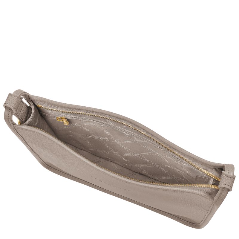 Women Longchamp Le Foulonné M Crossbody Bag Grey | Thailand-409UFJZRB