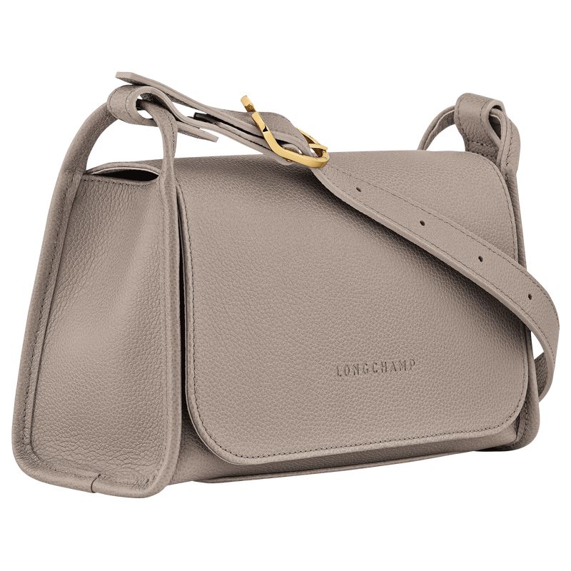 Women Longchamp Le Foulonné M Crossbody Bag Grey | Thailand-916ZKELRJ