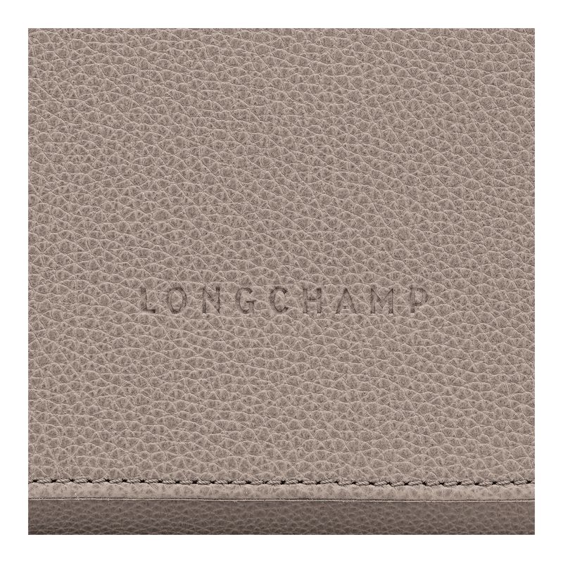Women Longchamp Le Foulonné M Crossbody Bag Grey | Thailand-916ZKELRJ