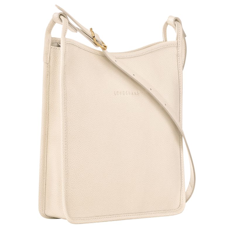 Women Longchamp Le Foulonné M Crossbody Bag Beige | Thailand-945GIWRZD
